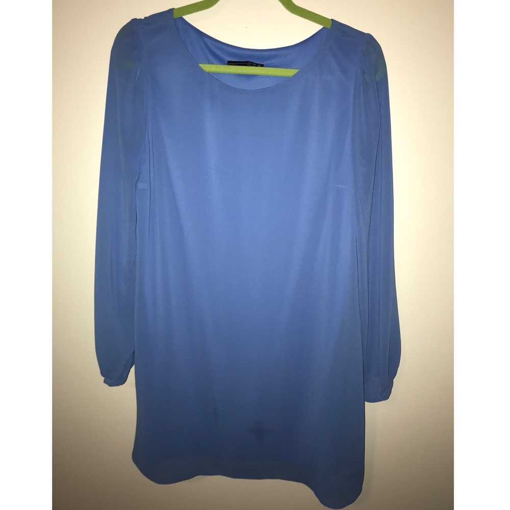 Periwinkle long sleeve dress